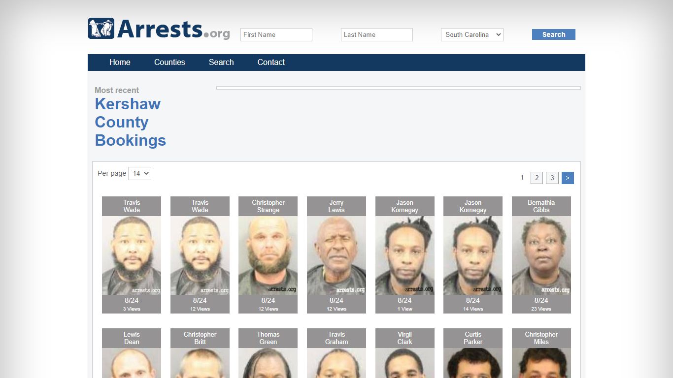 Kershaw County Arrests and Inmate Search